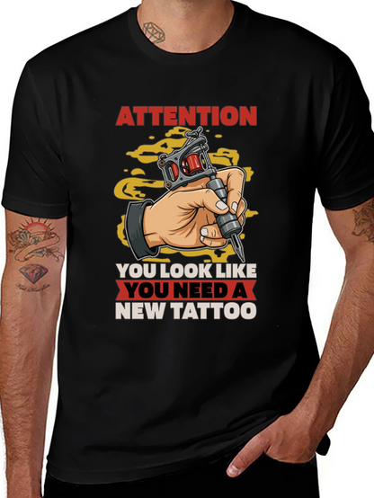 Attention New Tattoo T-Shirt