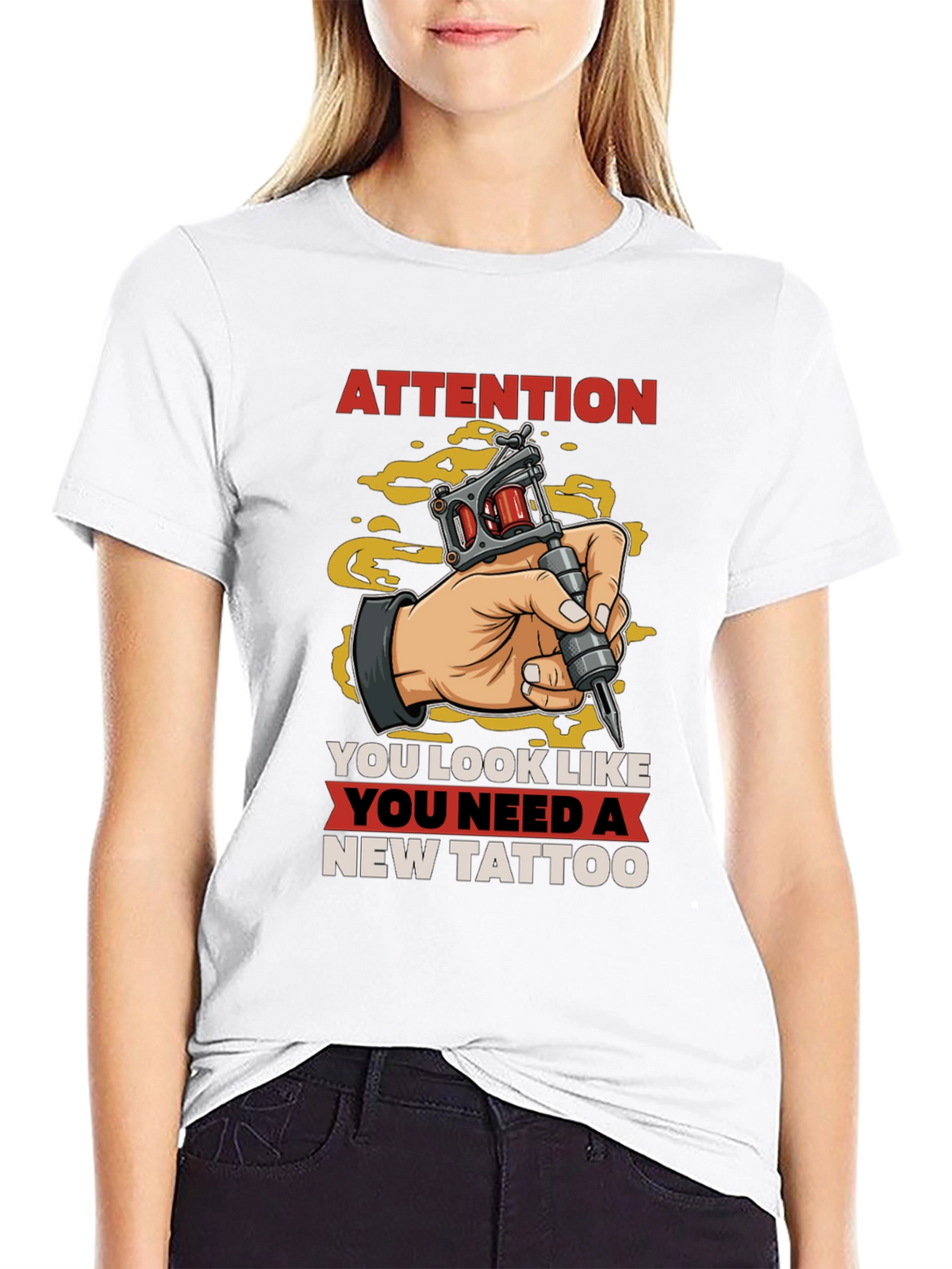 Attention New Tattoo T-Shirt