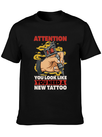 Attention New Tattoo T-Shirt