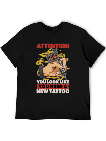 Attention New Tattoo T-Shirt