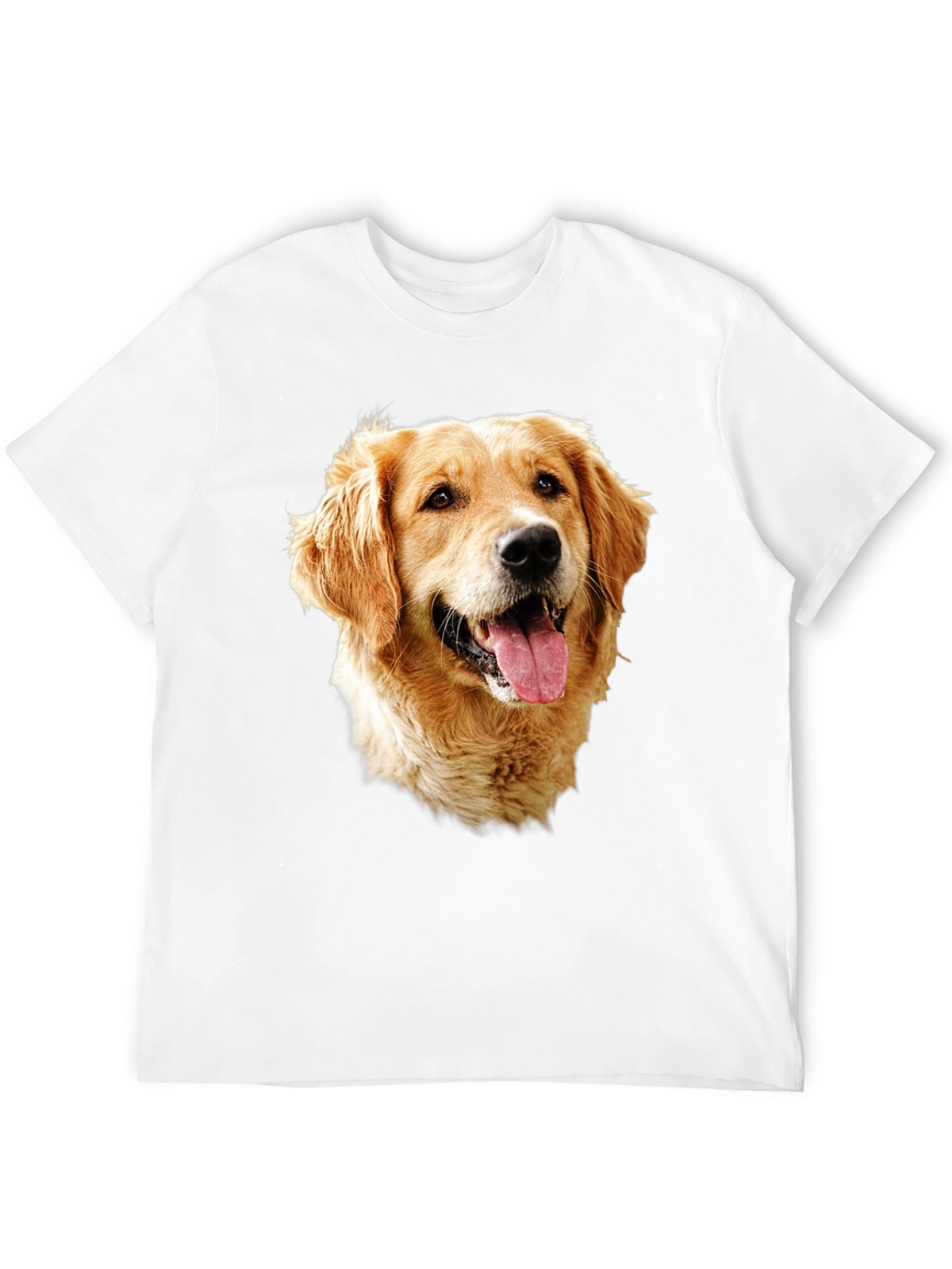 Golden Retriever Dog Graphic Tee - Black T-Shirt