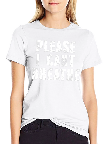 Distressed I Cant Breathe Black T-Shirt