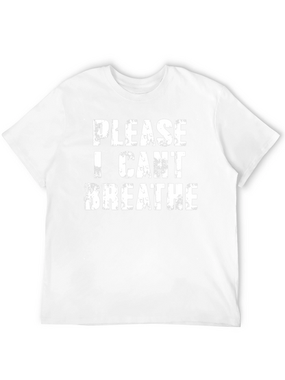 Distressed I Cant Breathe Black T-Shirt