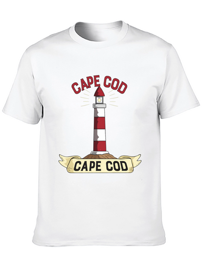 Cape Cod Lighthouse Graphic T-Shirt