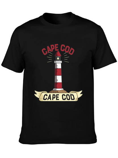 Cape Cod Lighthouse Graphic T-Shirt