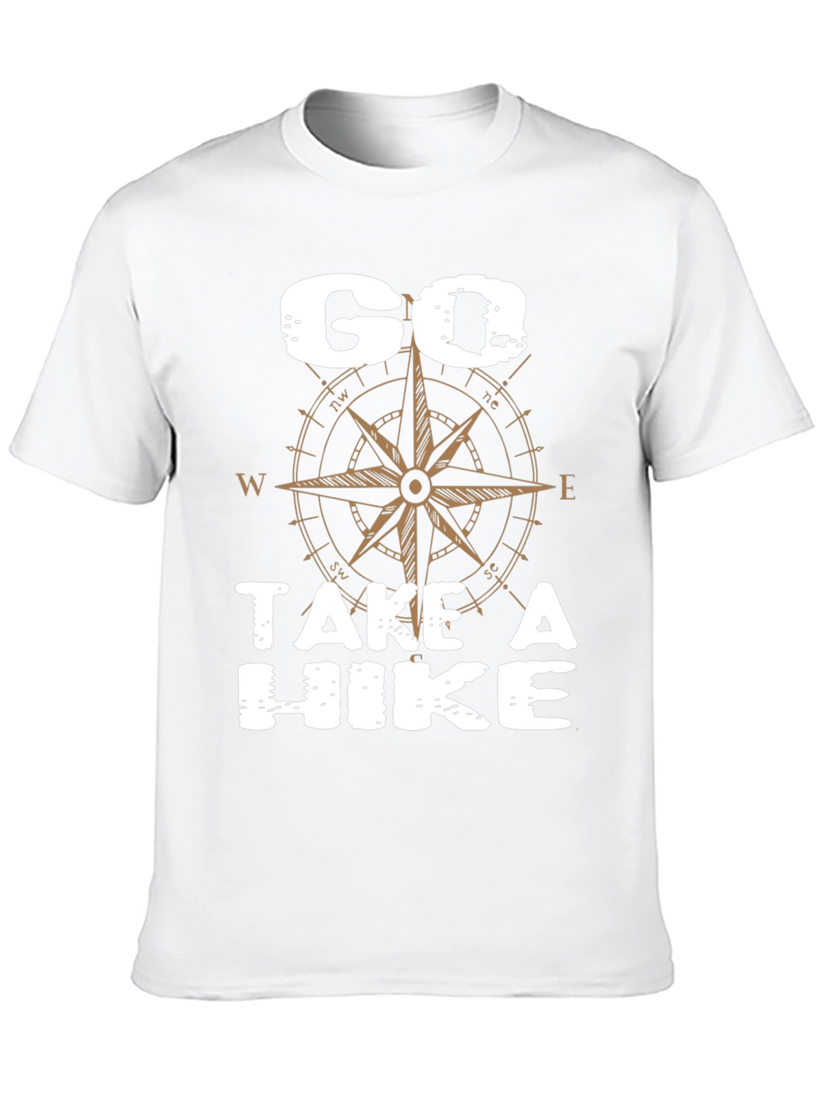 Go Take a Hike Compass Graphic T-Shirt