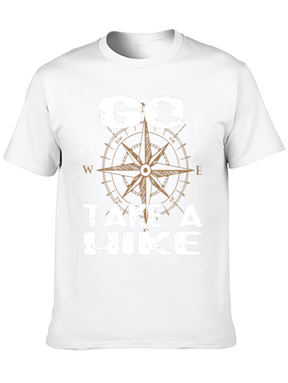 Go Take a Hike Compass Graphic T-Shirt