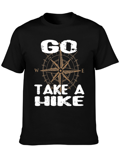 Go Take a Hike Compass Graphic T-Shirt