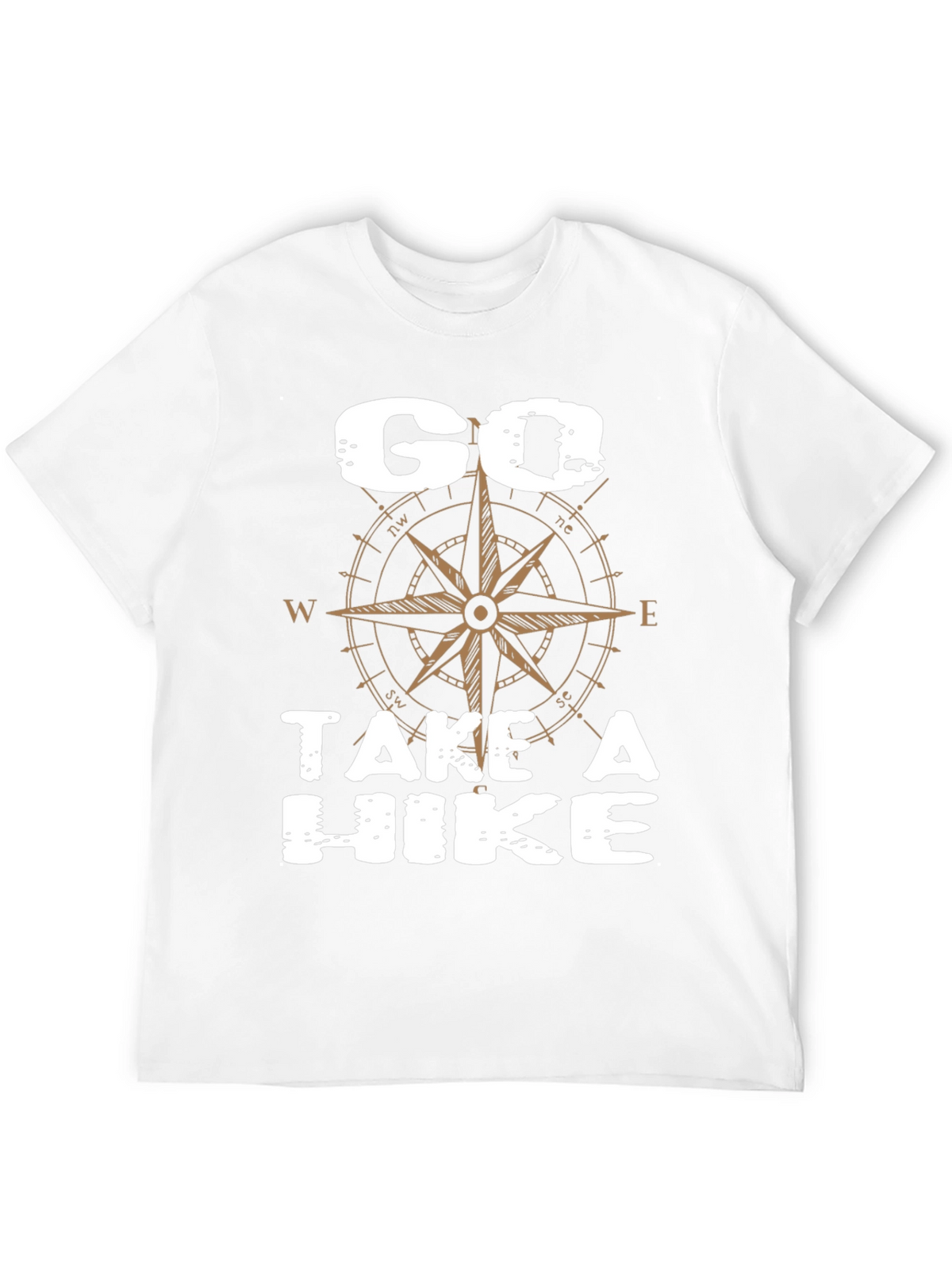 Go Take a Hike Compass Graphic T-Shirt