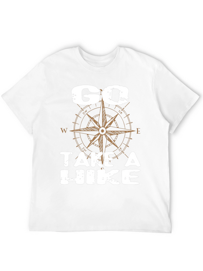 Go Take a Hike Compass Graphic T-Shirt