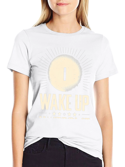 I Wake Up Awesome T-Shirt - Mens Graphic Tee