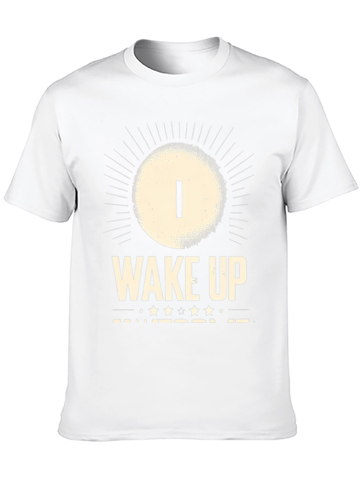 I Wake Up Awesome T-Shirt - Mens Graphic Tee