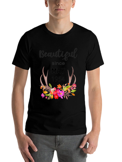 Beautiful Since May 1954 Floral Tee