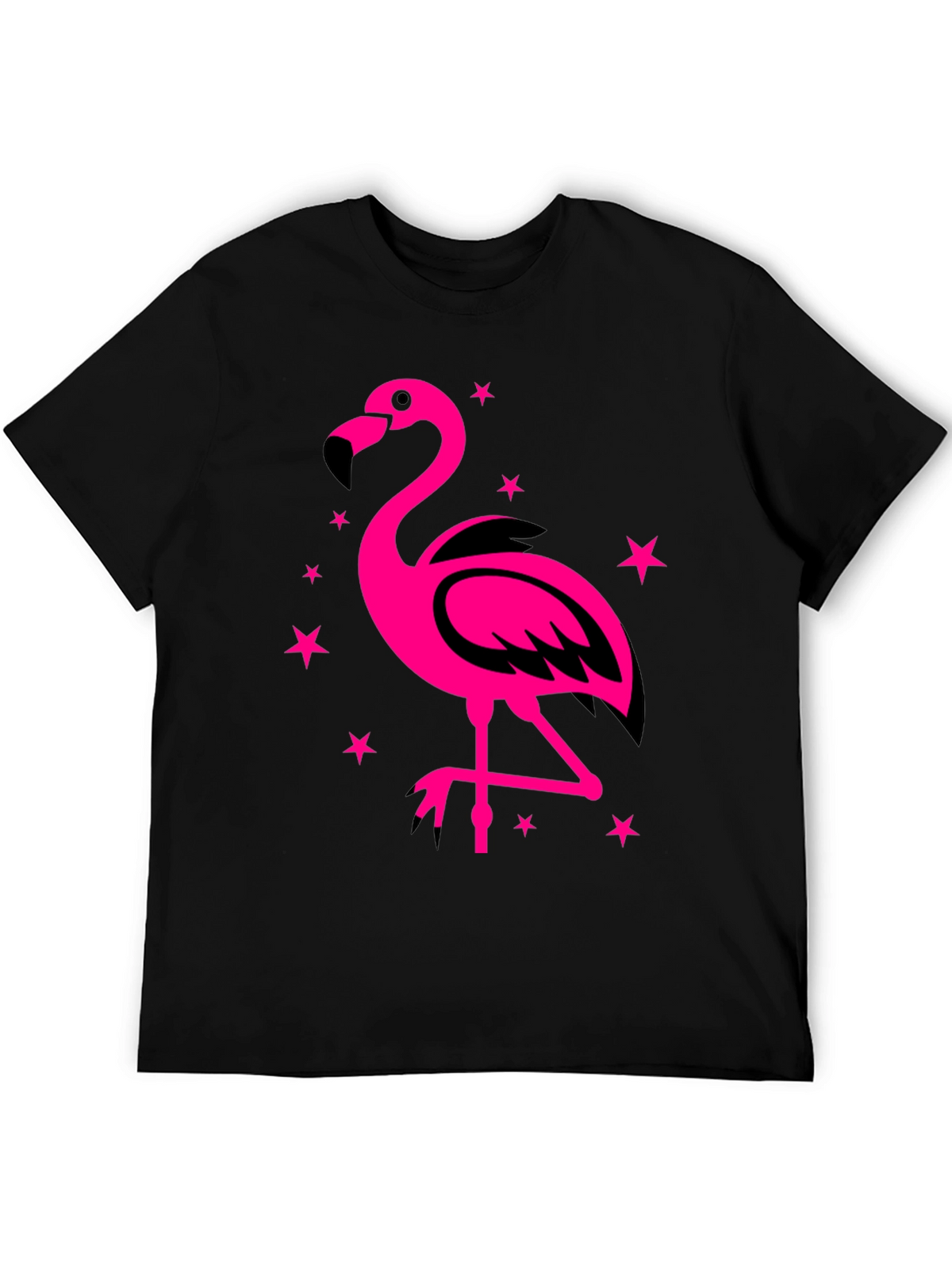 Flamingo Graphic Tee - Funky Pink Bird Design!