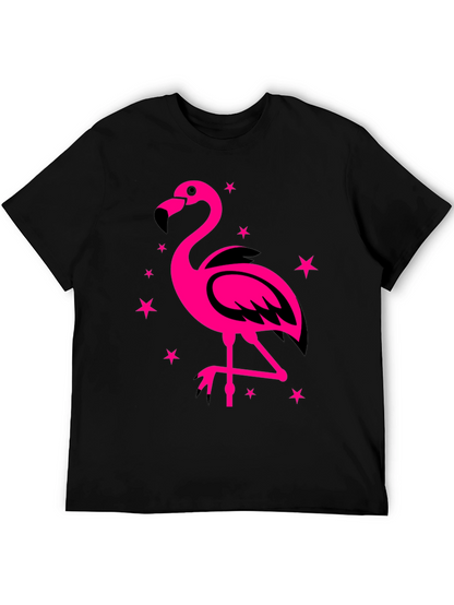 Flamingo Graphic Tee - Funky Pink Bird Design!