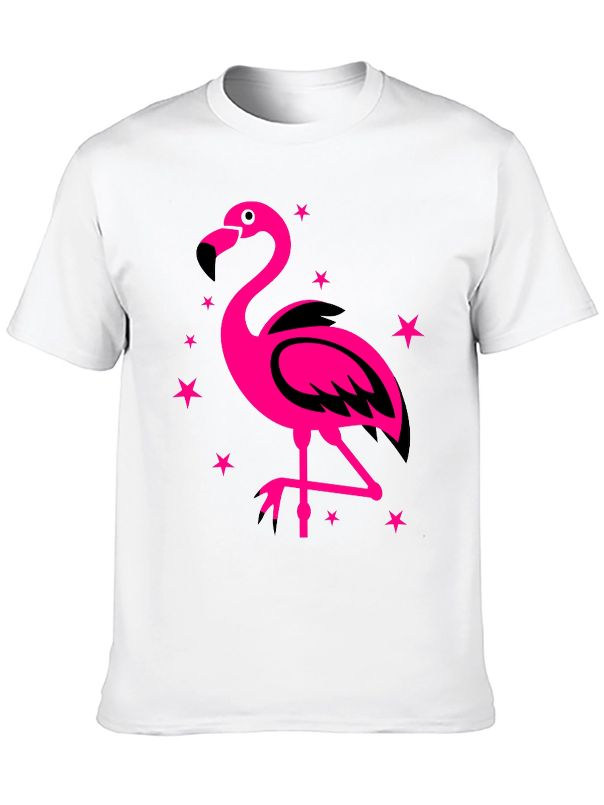 Flamingo Graphic Tee - Funky Pink Bird Design!