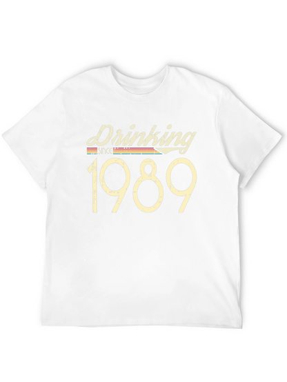 Drinking Since 1989 Black T-Shirt