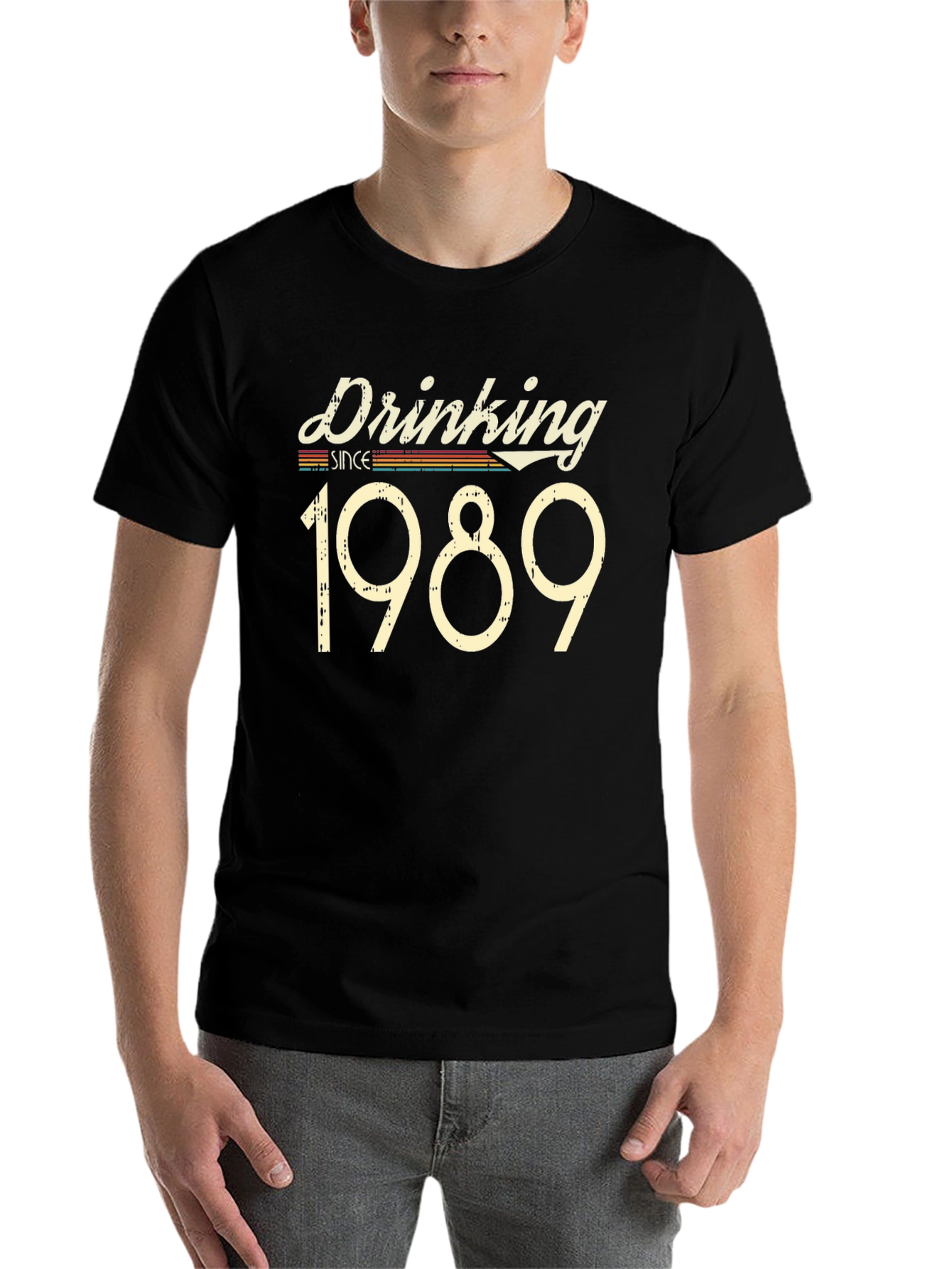 Drinking Since 1989 Black T-Shirt