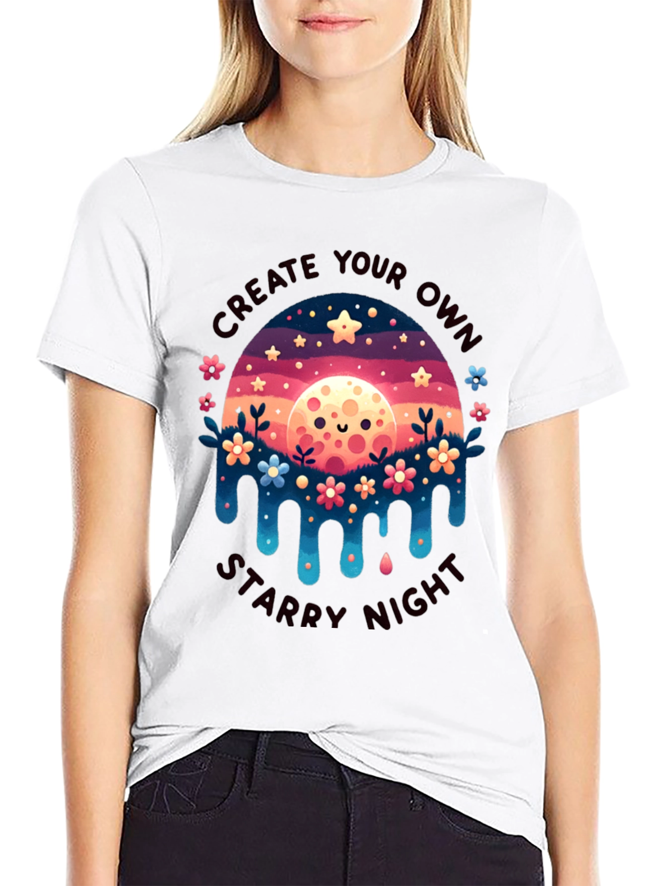Create Your Own Starry Night Graphic Tee