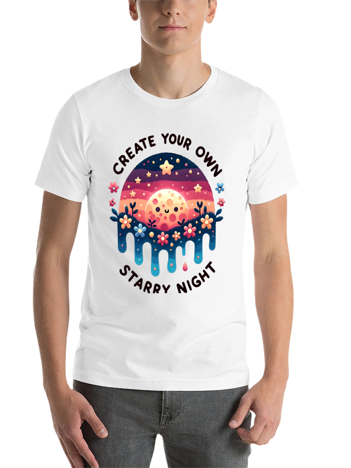 Create Your Own Starry Night Graphic Tee