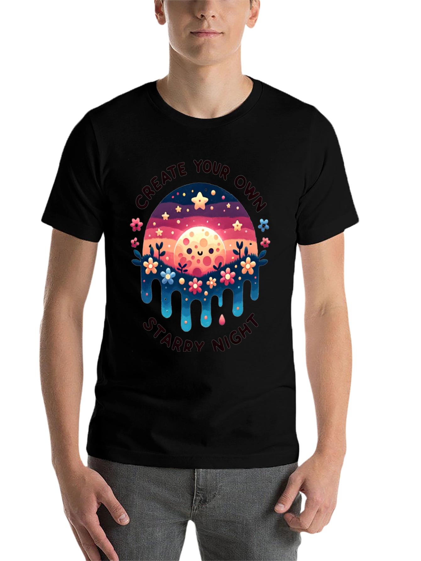Create Your Own Starry Night Graphic Tee