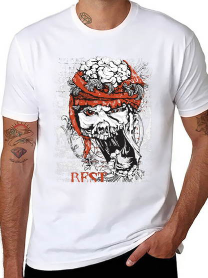 Zombie Brain Graphic T-Shirt - Horror Style