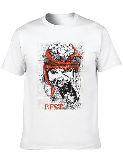 Zombie Brain Graphic T-Shirt - Horror Style