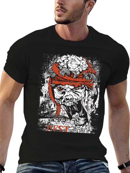 Zombie Brain Graphic T-Shirt - Horror Style