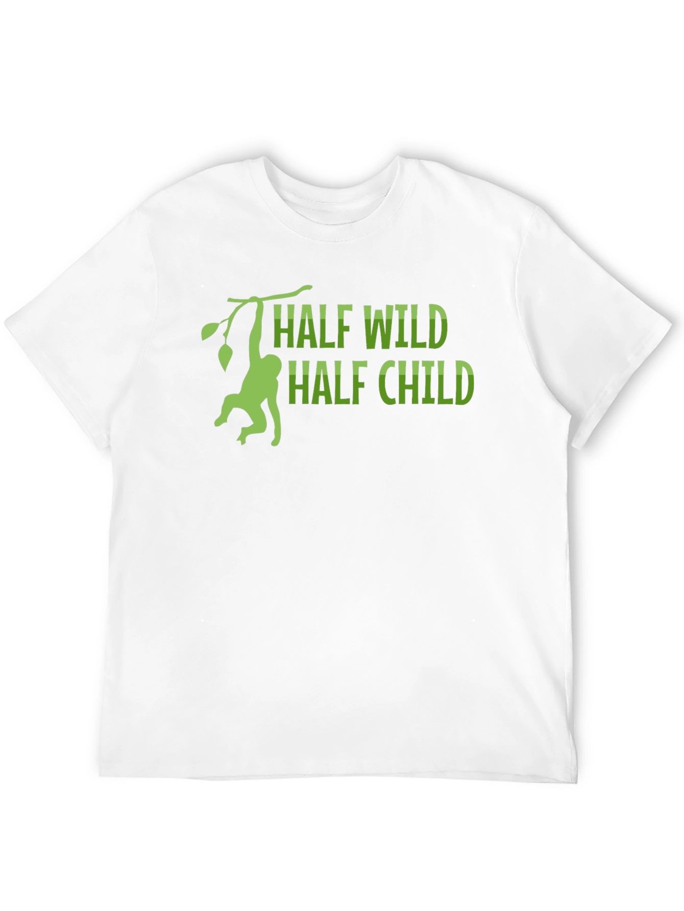 Half Wild Half Child T-Shirt - Monkey Design