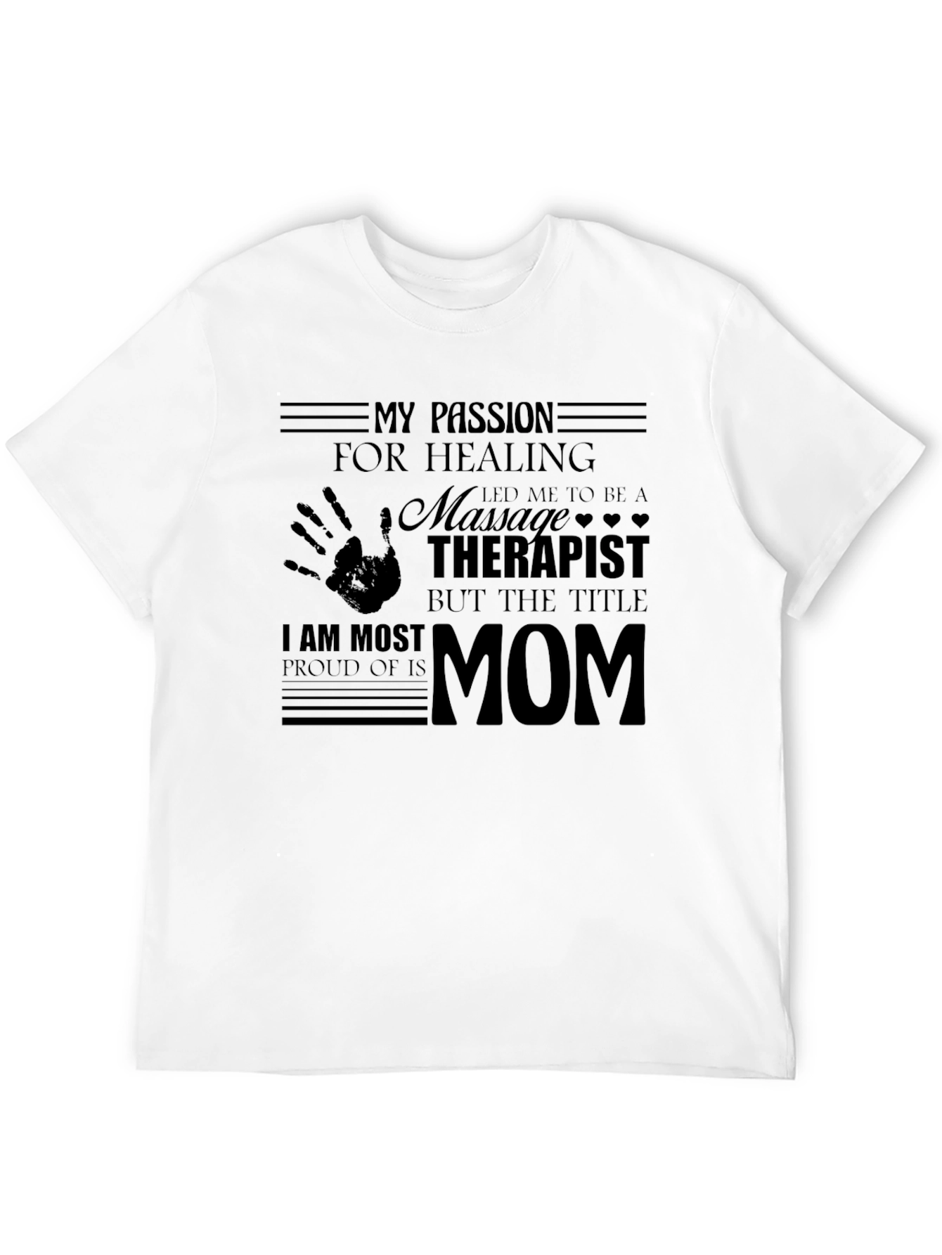 Massage Therapist Mom Graphic T-Shirt