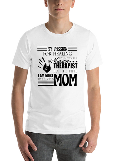 Massage Therapist Mom Graphic T-Shirt