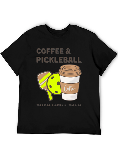Coffee & Pickleball Graphic Tee