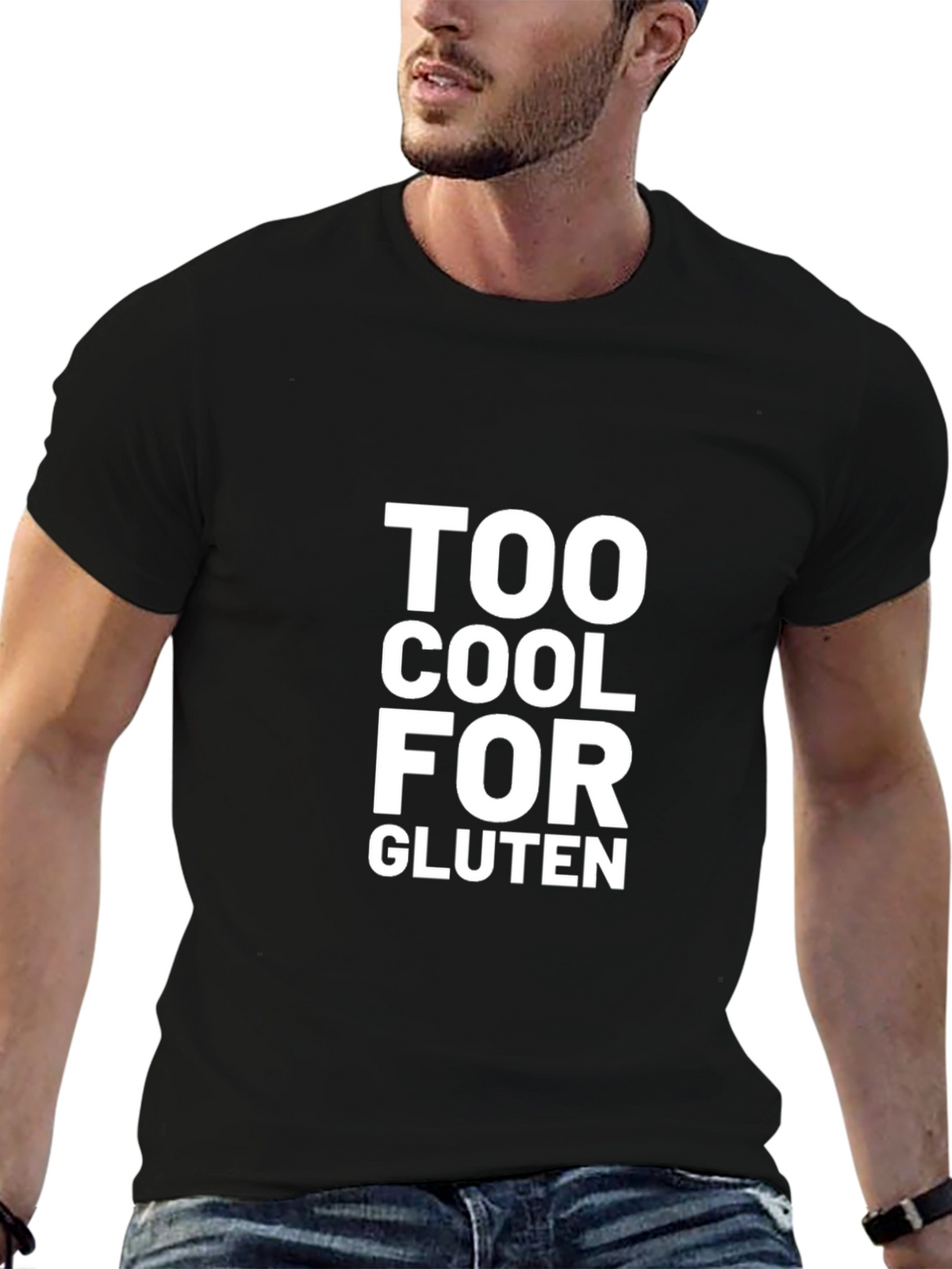 Too Cool for Gluten Graphic T-Shirt