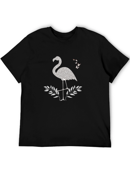 Flamingo Sparkle Graphic Tee
