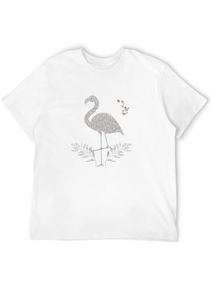 Flamingo Sparkle Graphic Tee