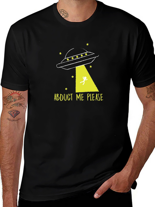 Abduct Me Please UFO Graphic Tee