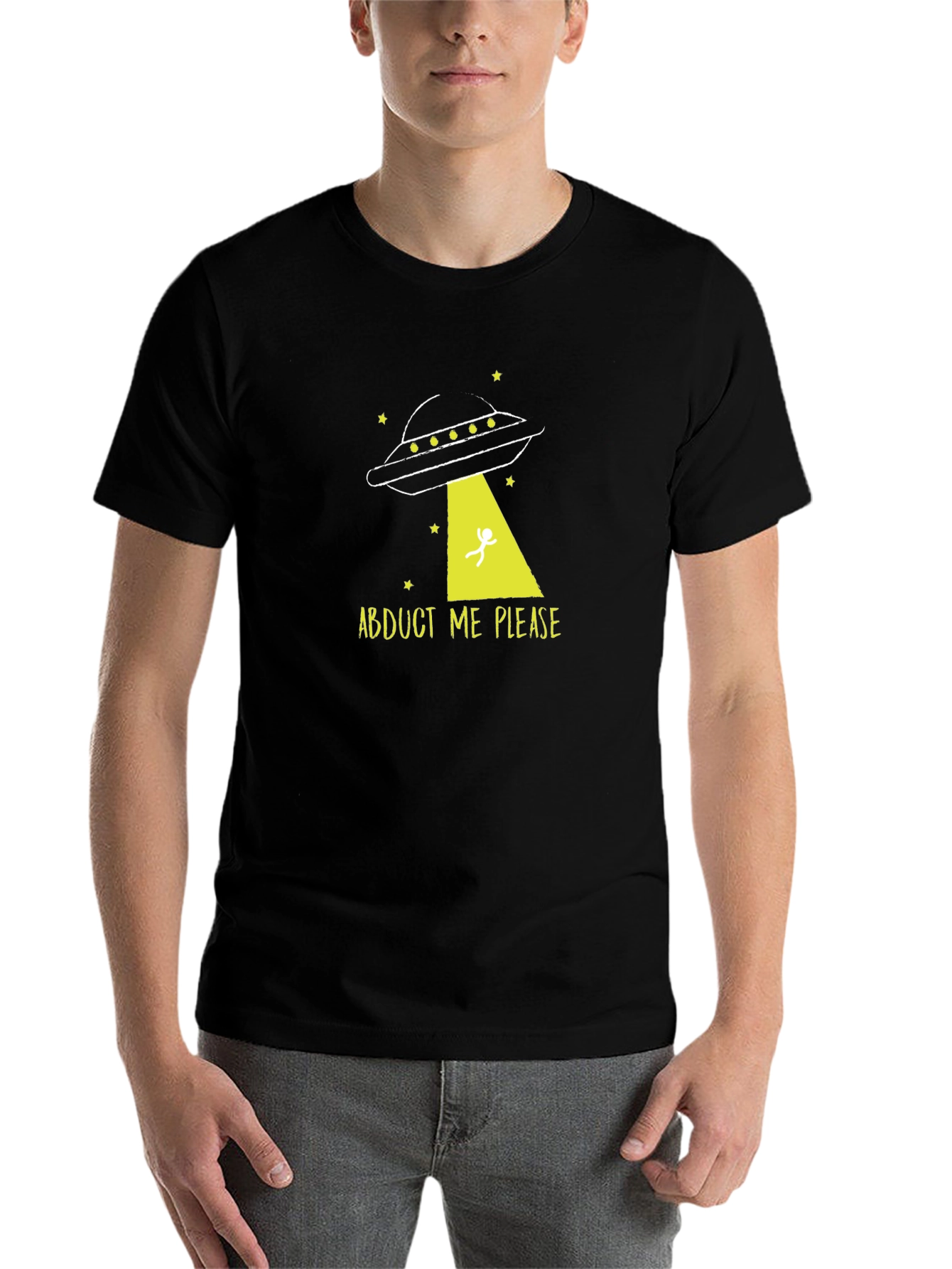 Abduct Me Please UFO Graphic Tee