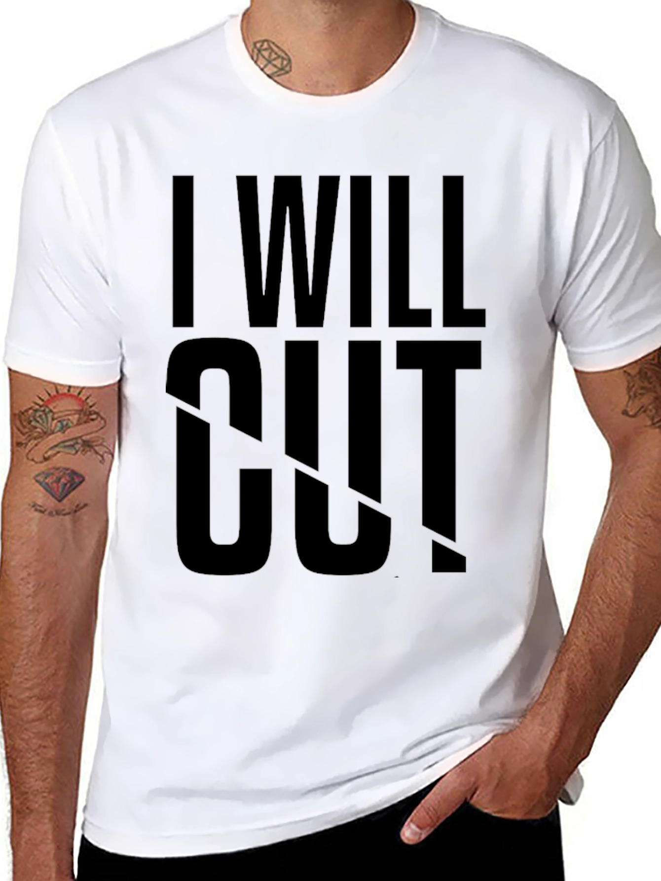 I Will Cut T-Shirt - Bold Statement Tee