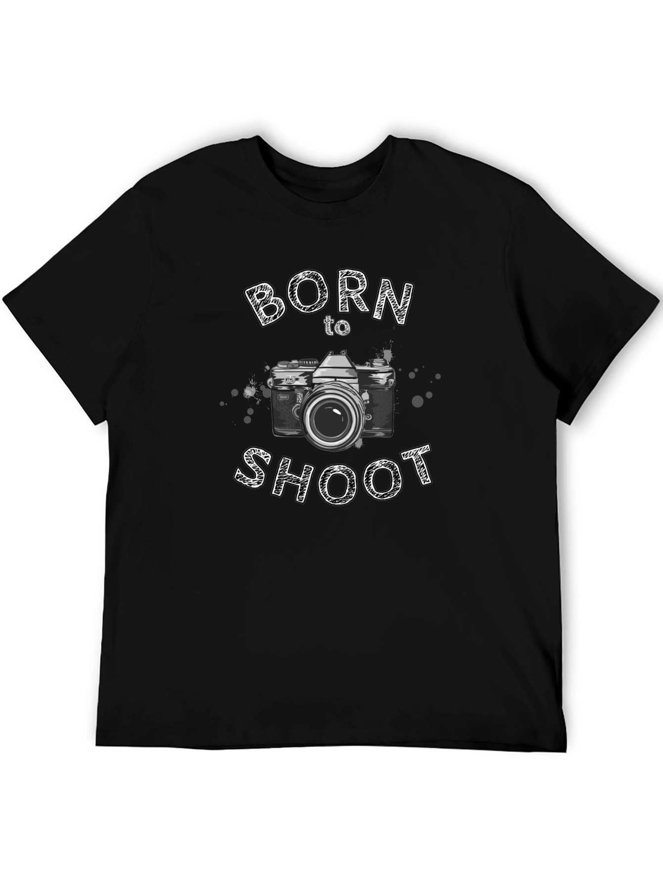 Born to Shoot Camera Graphic Tee