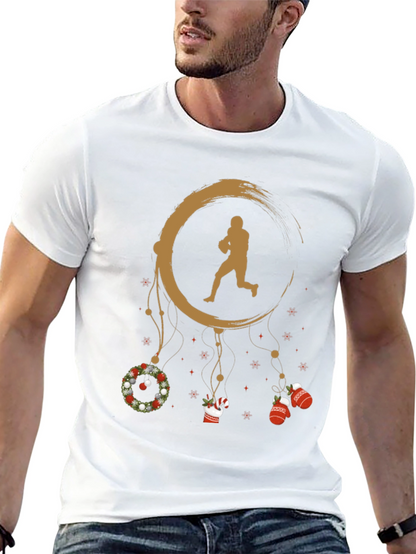 Football Christmas Dream Catcher Graphic Tee