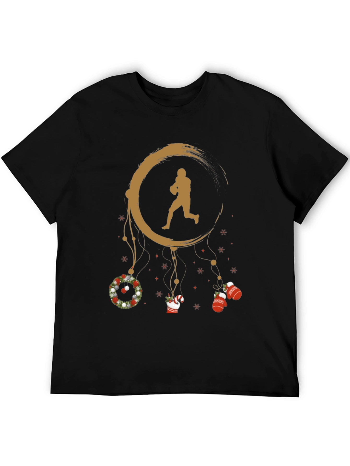 Football Christmas Dream Catcher Graphic Tee