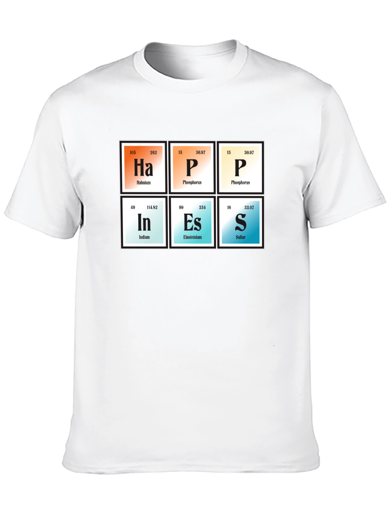 Periodic Table Inspired T-Shirt - HaPInEs