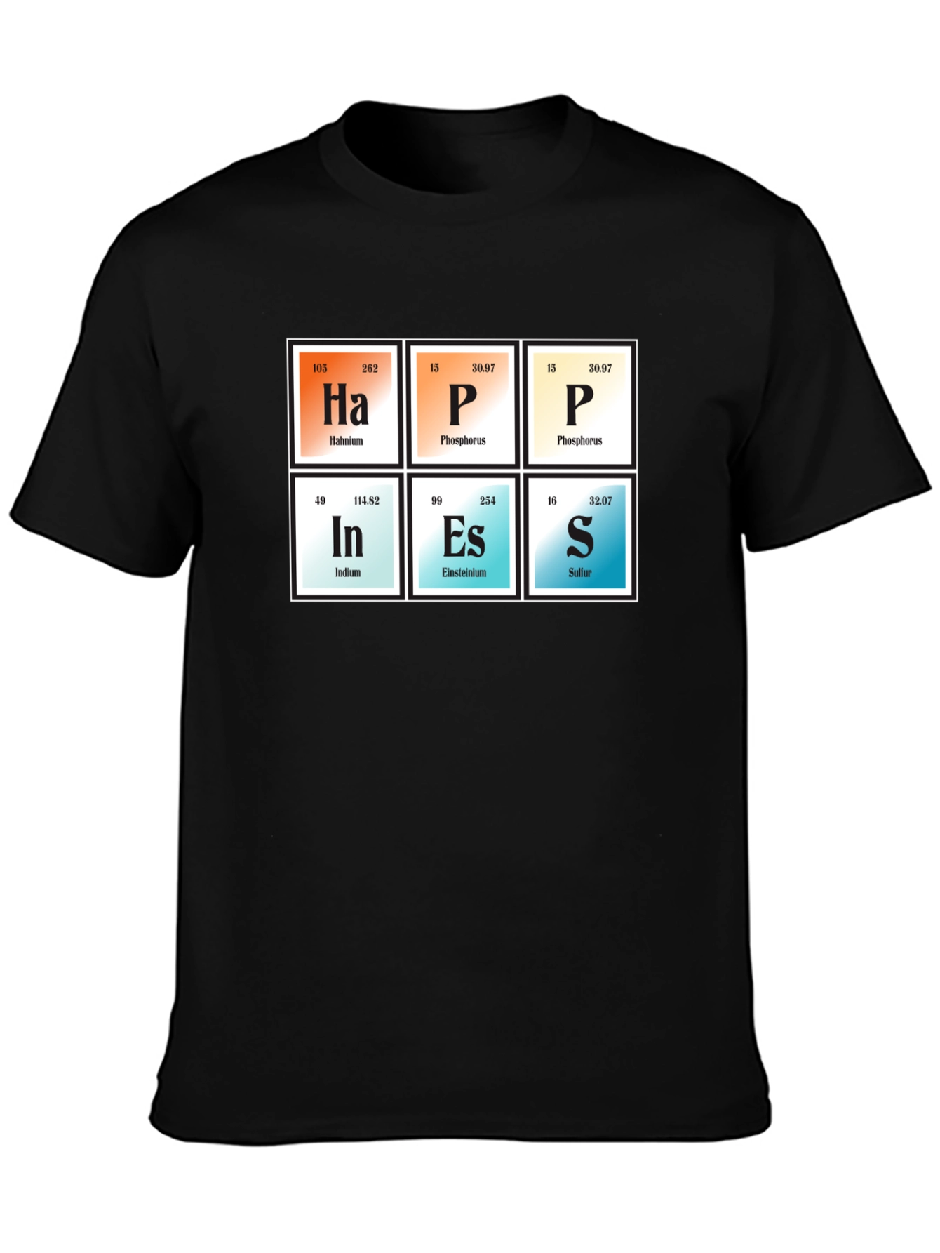 Periodic Table Inspired T-Shirt - HaPInEs