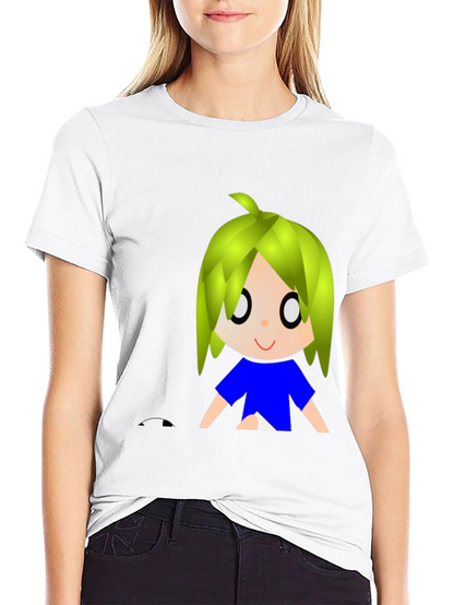 Anime Graphic Black T-Shirt
