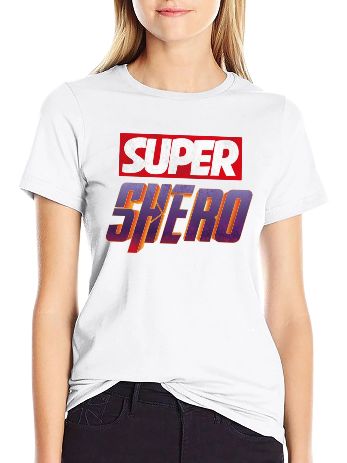 Super Shero Black T-Shirt