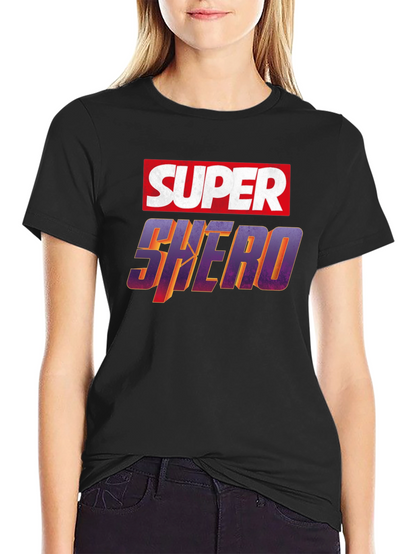 Super Shero Black T-Shirt