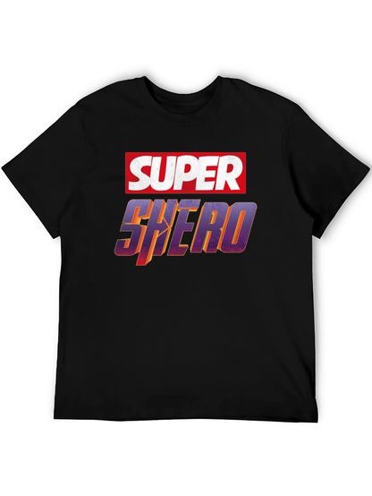 Super Shero Black T-Shirt