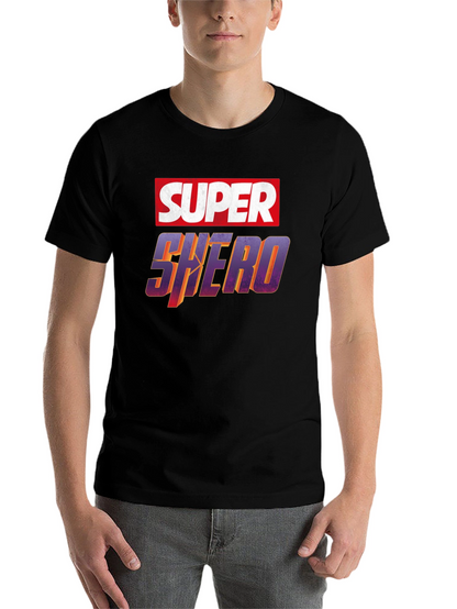 Super Shero Black T-Shirt