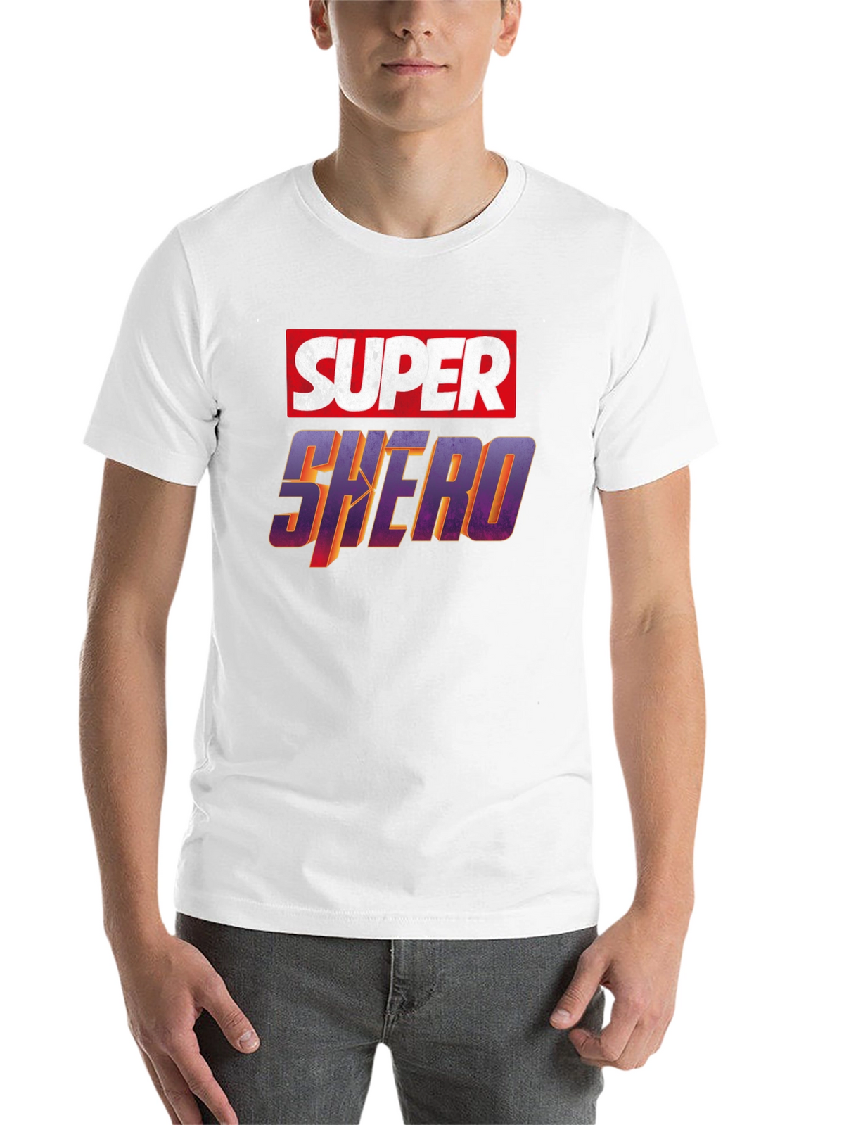 Super Shero Black T-Shirt