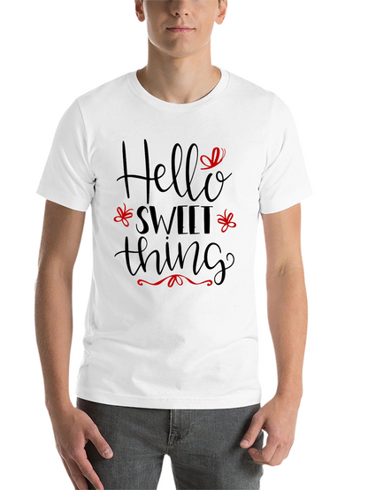 Hello Sweet Thing Black T-Shirt